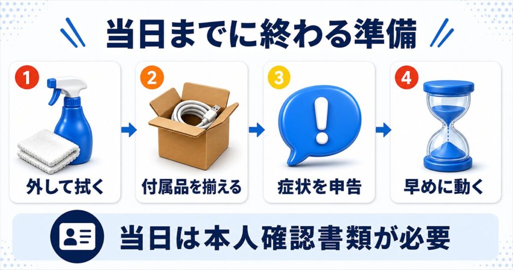 スマホの減額幅を抑える準備と売却の流れ