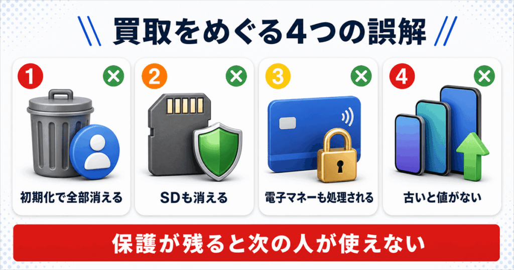Android買取をめぐる4つの誤解