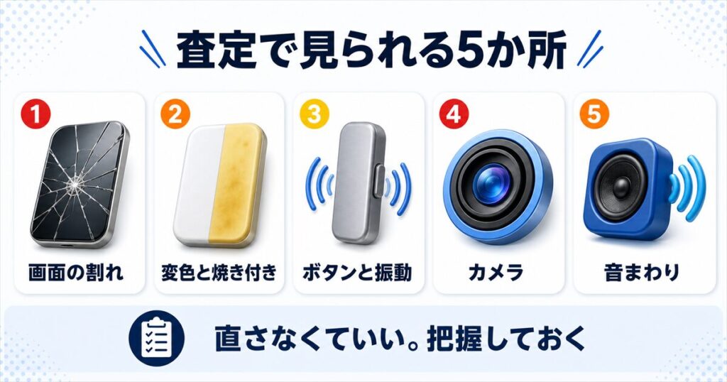 Android査定で見られる5つの箇所と自己チェック