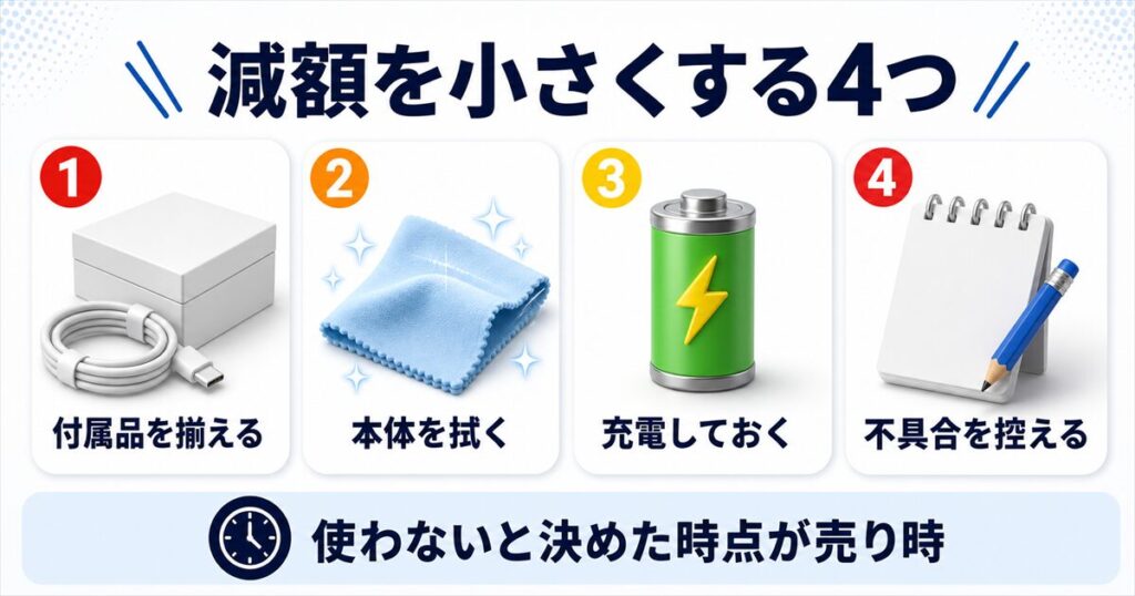 Android査定の減額を小さくする4つの準備