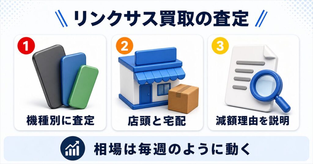 Androidスマホの買取査定ならリンクサス買取