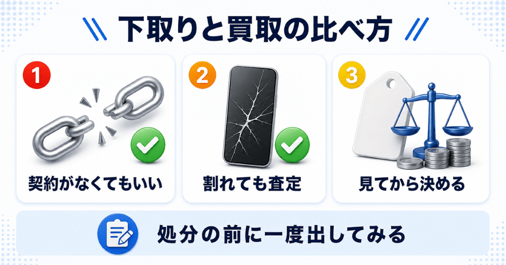 au下取りと買取の比べ方ならリンクサス買取
