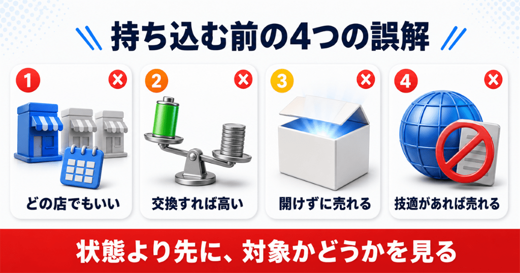 ビックカメラにiPhoneを持ち込む前に外したい4つの誤解