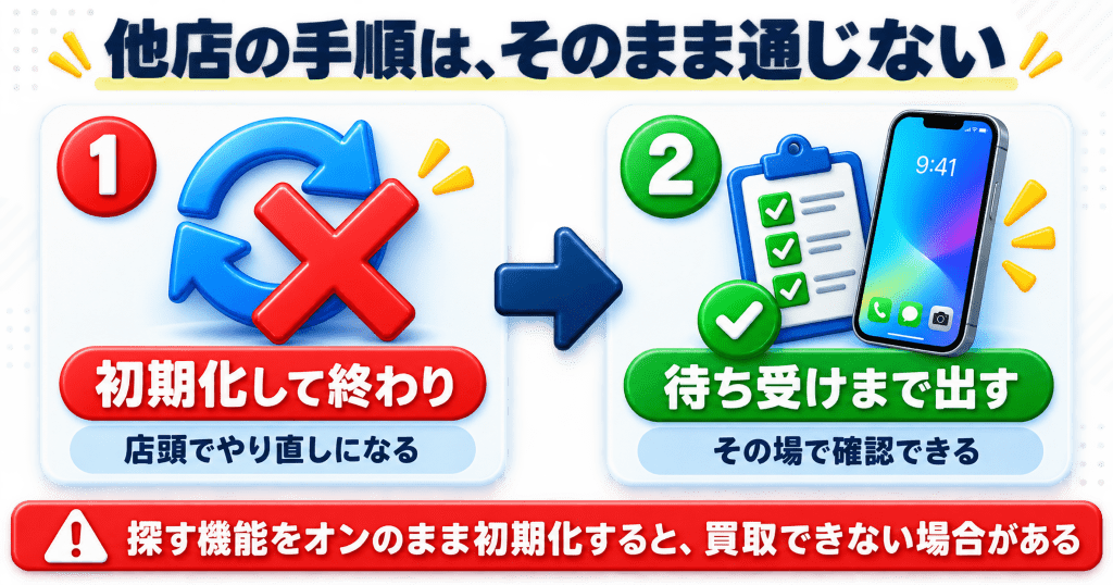 エディオンにiPhoneを持ち込む前に外したい4つの誤解