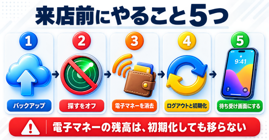エディオンにiPhoneを持ち込む前にやること5つ
