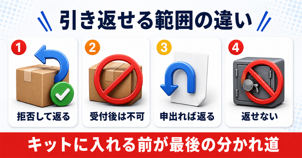 iPhone下取りのやり方ごとに違う引き返せる範囲