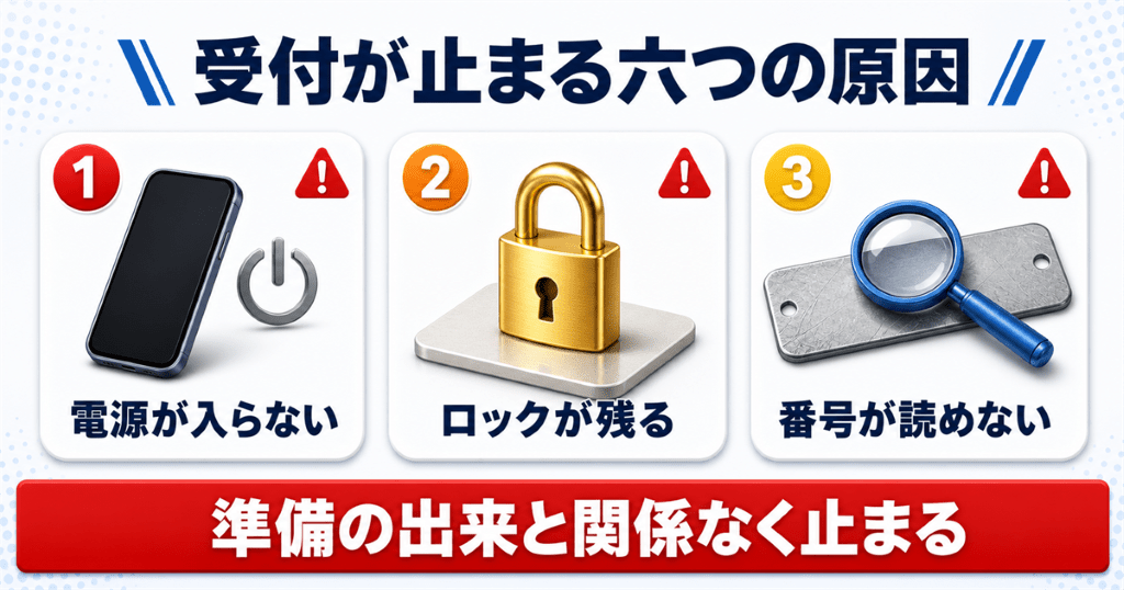 iPhone下取りの手続きが止まる典型的な原因
