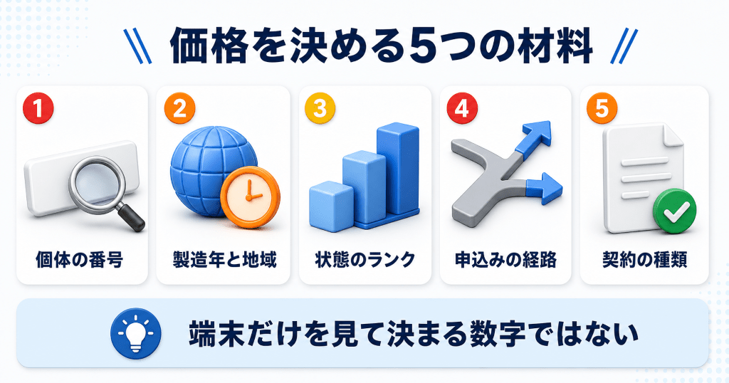 下取り価格はどこで決まるのか