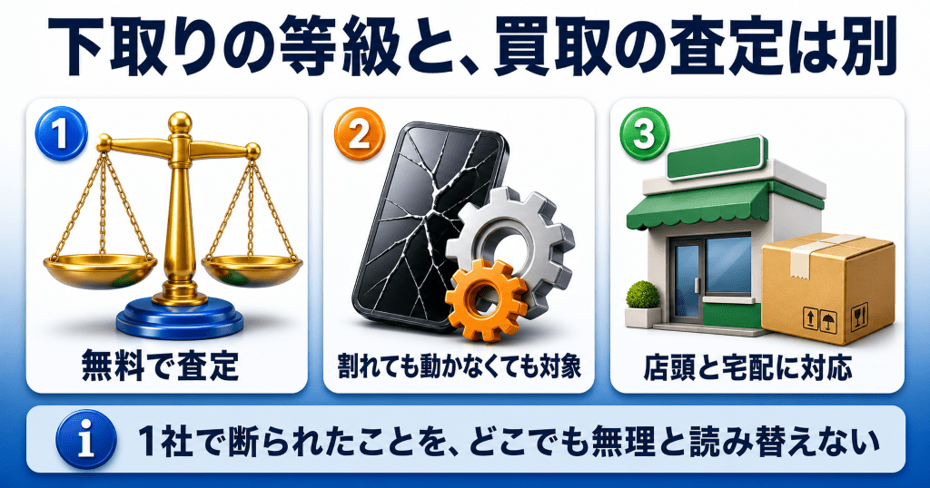 フィルムを剥がしたあとの選択肢としてのリンクサス買取