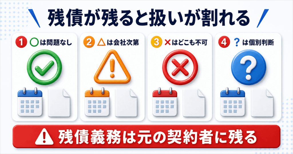 残債とネットワーク利用制限で分かれる買取の可否