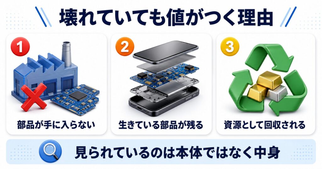 ジャンク品がなぜ売れるのか