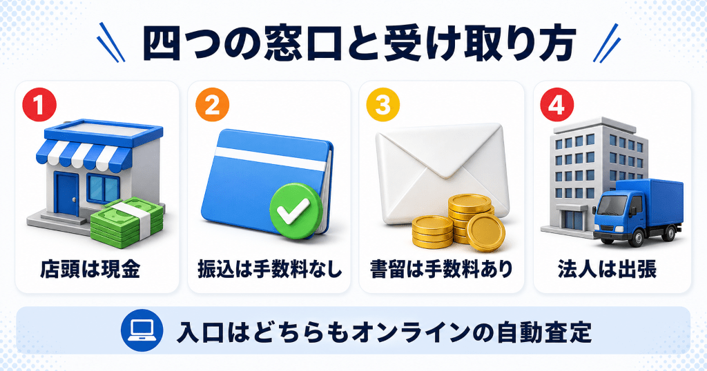 ケータイゴッド買取の早見表