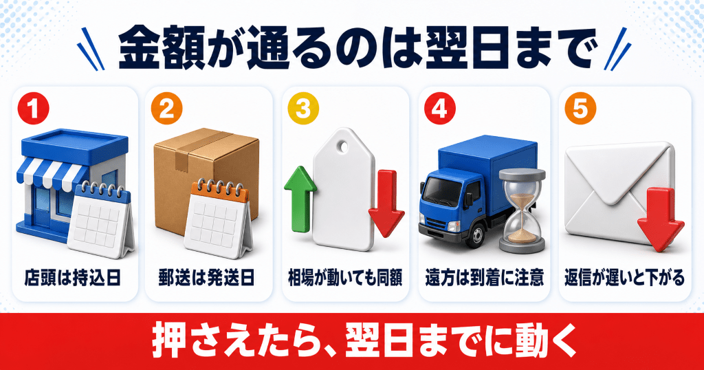 ケータイゴッド買取の期限は申込日の当日または翌日