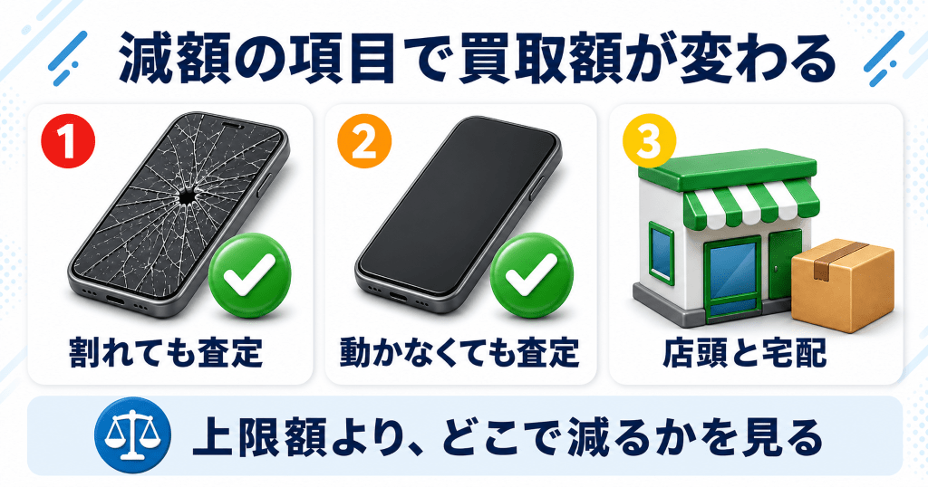 モバステと比べるスマホの査定ならリンクサス買取