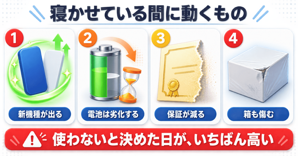 新品iPhoneの価値が落ちていく理由