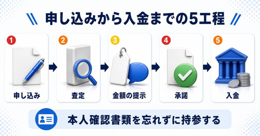 PS5売却の流れと当日に必要なもの