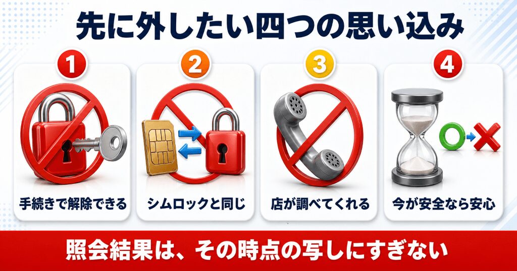 赤ロムについてよくある4つの誤解