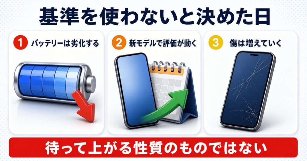 スマホを売るタイミングの決め方