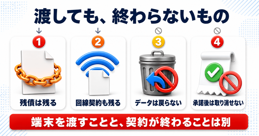 iPhoneを売却したあとに残るものと残らないものの整理