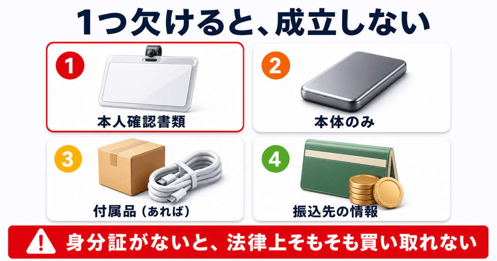 iPhoneを売る当日に必要なものと出したあとに起きること