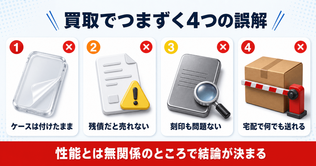 ヤマダデンキの買取でつまずく4つの誤解