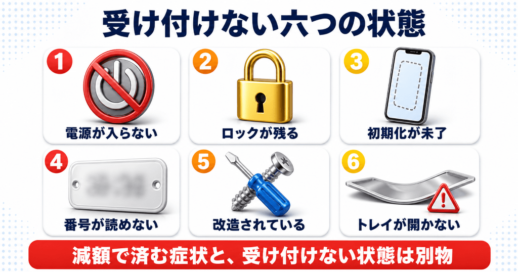 ワイモバイル下取りができない6条件と減額される3症状