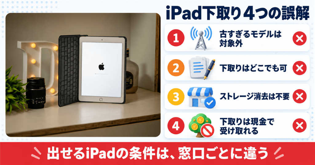 iPadの下取り先を選ぶときによくある4つの誤解
