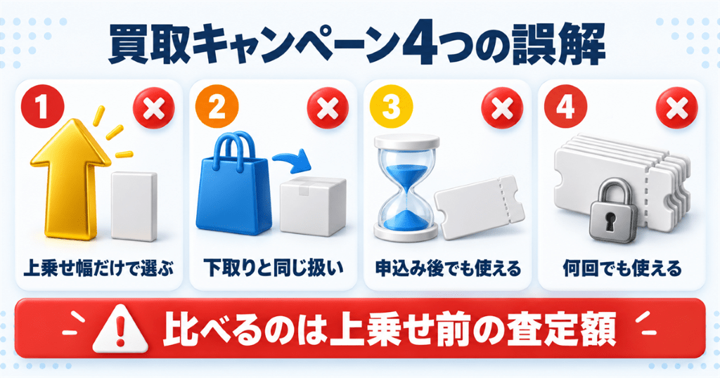 iPhone買取キャンペーンでよくある4つの誤解