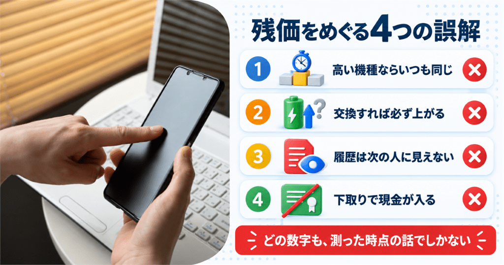 iPhoneのリセールバリューについてよくある4つの誤解