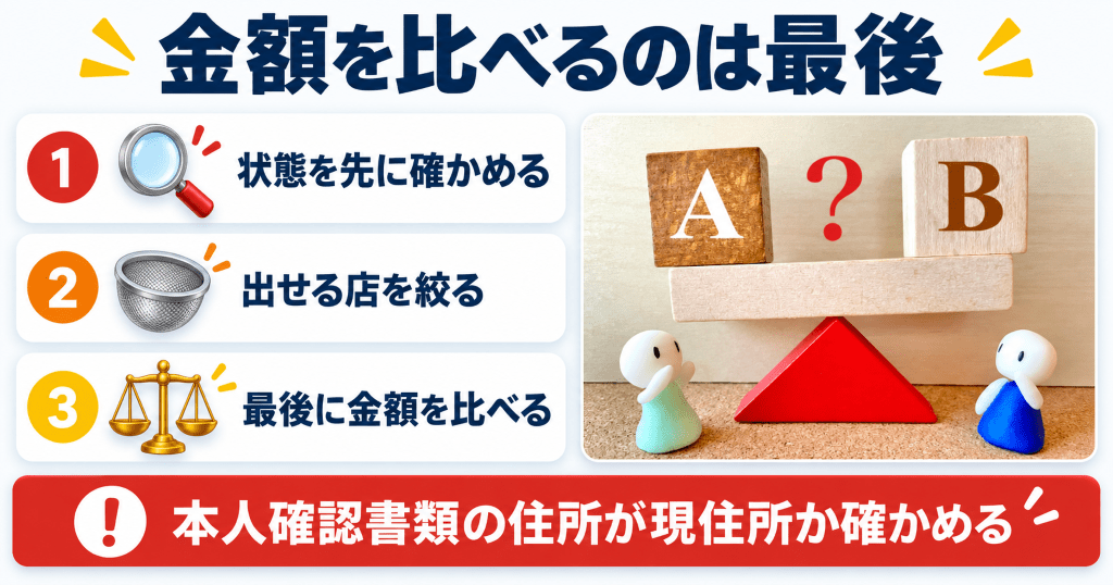 スマホを売る場所の決め方と当日に必要なもの