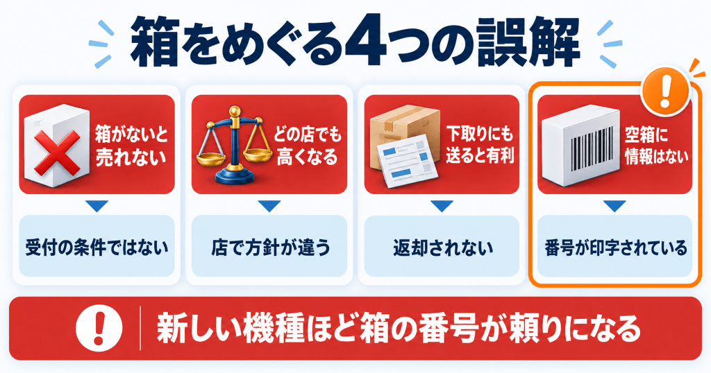 iPhoneの箱をめぐる4つの誤解