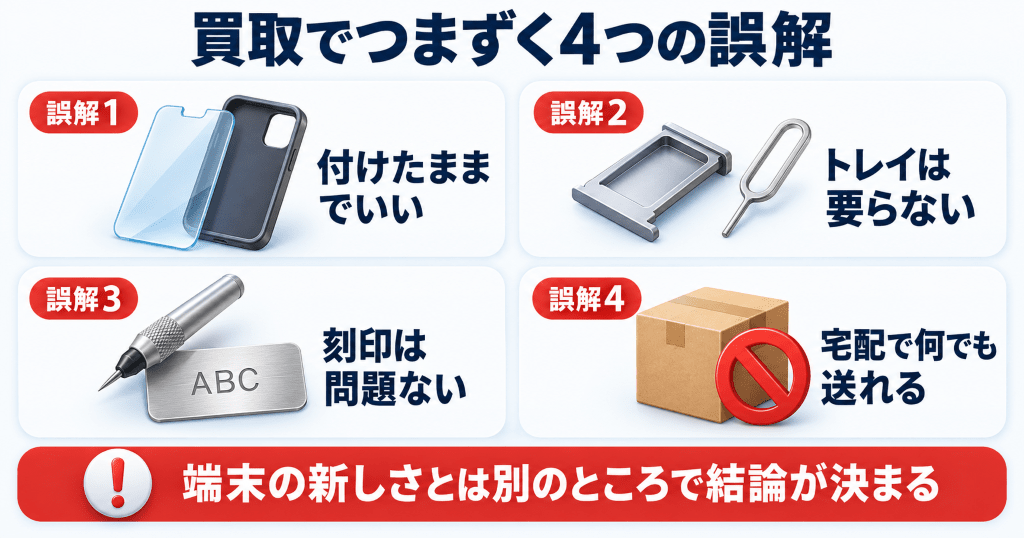 ヤマダデンキのiPhone買取でよくある4つの誤解と実際の扱い