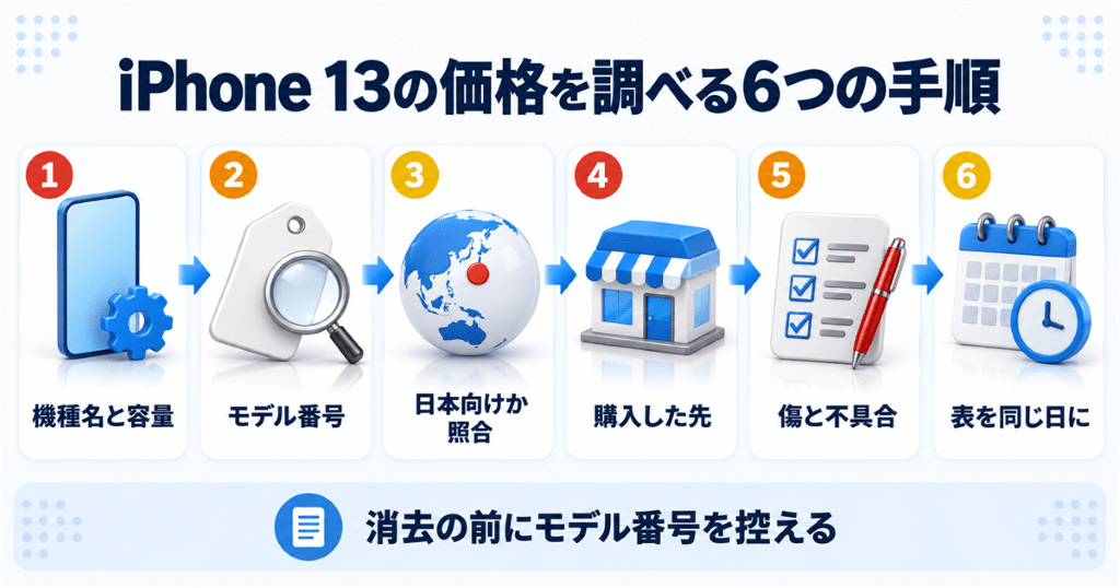自分のiPhone 13の下取り価格を調べる6つの手順